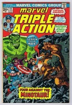 Marvel Triple Action #11 ORIGINAL Vintage 1973 Marvel Comics Hulk Hawkeye - £23.73 GBP