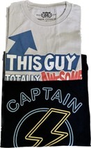 2 Boys&#39; Route 66 Graphic t shirt Tees: Captain Awesome (Size L) - $4.50