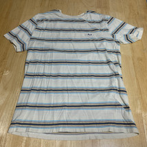 Lost Enterprise Shirt Mens M Multicolor Short Sleeve Striped Crew Neck C... - $252.08 MXN