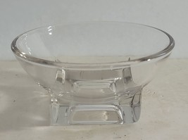 Vintage MCM Cambridge Glass Square Base 4 5/8&quot; Nut Serving Bowl Bon Bon Dish - £22.57 GBP