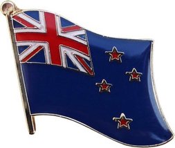 Wholesale Pack of 3 New Zealand Country Flag Bike Hat Cap lapel Pin - £7.80 GBP