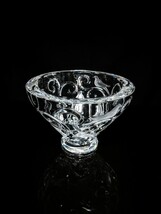 Lalique Verone Crystal Clear Vase 11" Diameter by 7.5" Tall  18 pounds image 5