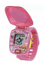 VTech PAW Patrol Skye Learning Watch Pink 4 Diff Clock Faces Timing Tools Games - $14.99