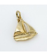 Tiffany Sailboat Boat Charm or Pendant in 18k Yellow Gold - $1,599.00