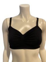 Women's Knit Comfort Bralette Black Size Large NEW in Package - $14.24