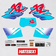 Sticker Decal Vintage bike Honda XL 185 XL 125 1996 BLUE Brazil Version - $46.53