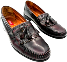 GH BASS Leather Grammer Kiltie Tassel Ox Blood Slip On Dress Shoe 12 D 2... - $326.02 MXN