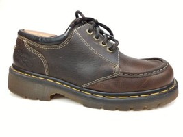 Vtg Dr. Martens 8A25 Moc Oxfords Leather Made In England Shoes Mens Sz 9 Uk 8 - £46.68 GBP