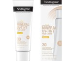 Neutrogena Purescreen+ Mineral UV Tint Face Liquid Sunscreen LIGHT 09/20... - £11.68 GBP