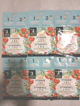 SET OF 6 B-Pure Facial Mask Kit Vitamin C &amp; E 3-Step Cleanser Sheet Masks - £18.42 GBP