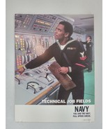 1990s Original Recruiting Propaganda US NAVY Technical Job Fields Poster... - $156.35 CAD