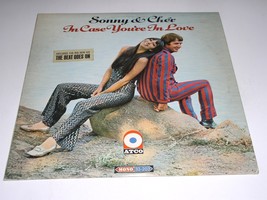 Sonny &amp; Cher In Case You&#39;re In Love Record Album Hype Sticker Atco MONO ... - $373.45 MXN
