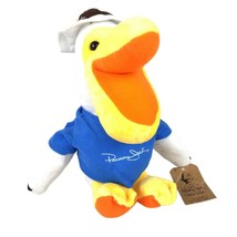 2014 NWT Panama Jack 10&quot; Pelican Bird Stuffed Animal Plush Toy w/ Hat &amp; Shirt - £12.17 GBP