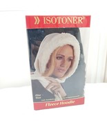 Isotoner Fleece Hoodie Soft Wrap Around Scarf black one size faux fur wo... - $18.00