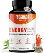 FreshCap Energy Mushroom Supplement, Energy Boosters - $18.99