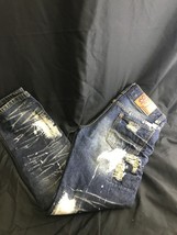 Smith &amp; Graham Distressed Jeans Paint Girls Women’s Juniors Size 10 KG F1 - $414.61 MXN