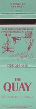 Vintage Universal Matchbook Cover The Quay Restaurant Lounge Key West FL Florida - $4.90