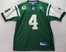 NFL New York Jets Reebok Jersey Football Mens 50 Green On Field Mesh Brett Favre - £36.32 GBP