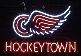 Brand New NHL Detroit Red Wings Beer Neon Light Sign 16&quot;x 14&quot; [High Quality] - £109.48 GBP