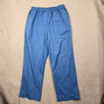 Alfred Dunner Pants Womens 14P Elastic Waist Pull On Blue Grandmacore Normcore - £15.61 GBP