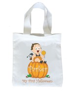 My First Halloween Trick or Treat Bag, Personalized First Halloween Bag,... - £9.45 GBP+