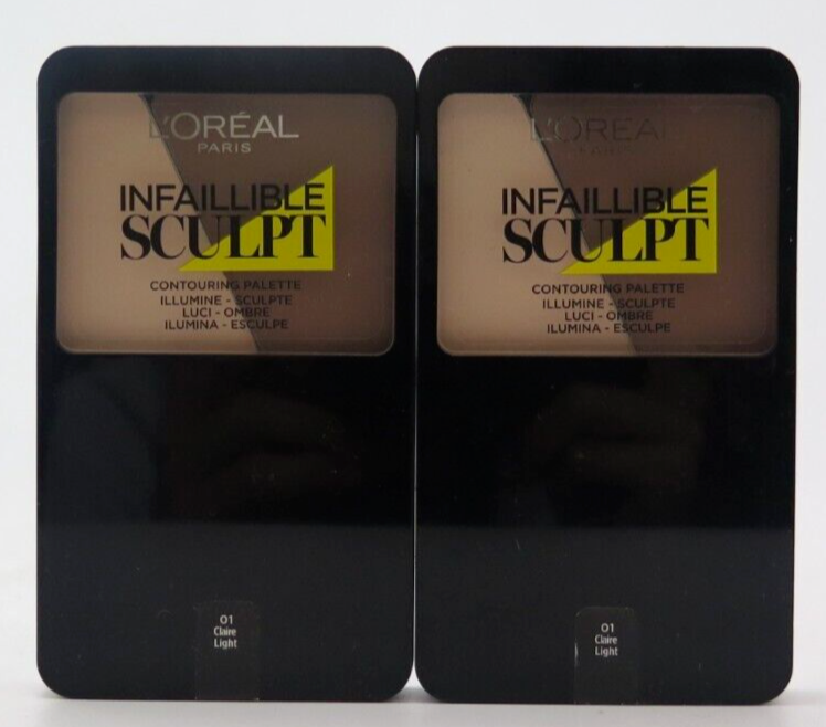 L'Oréal Paris Infallible Sculpt Contouring Palette 01 Claire Light *Twin Pack* - $21.83