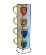 Harry Potter Stackable Set Of Four Coffee Mugs 10 ounce   - $24.75