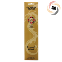 4x Packs Gonesh Extra Rich Gold Dragon&#39;s Blood Incense Sticks | 20 Sticks Each - £9.67 GBP