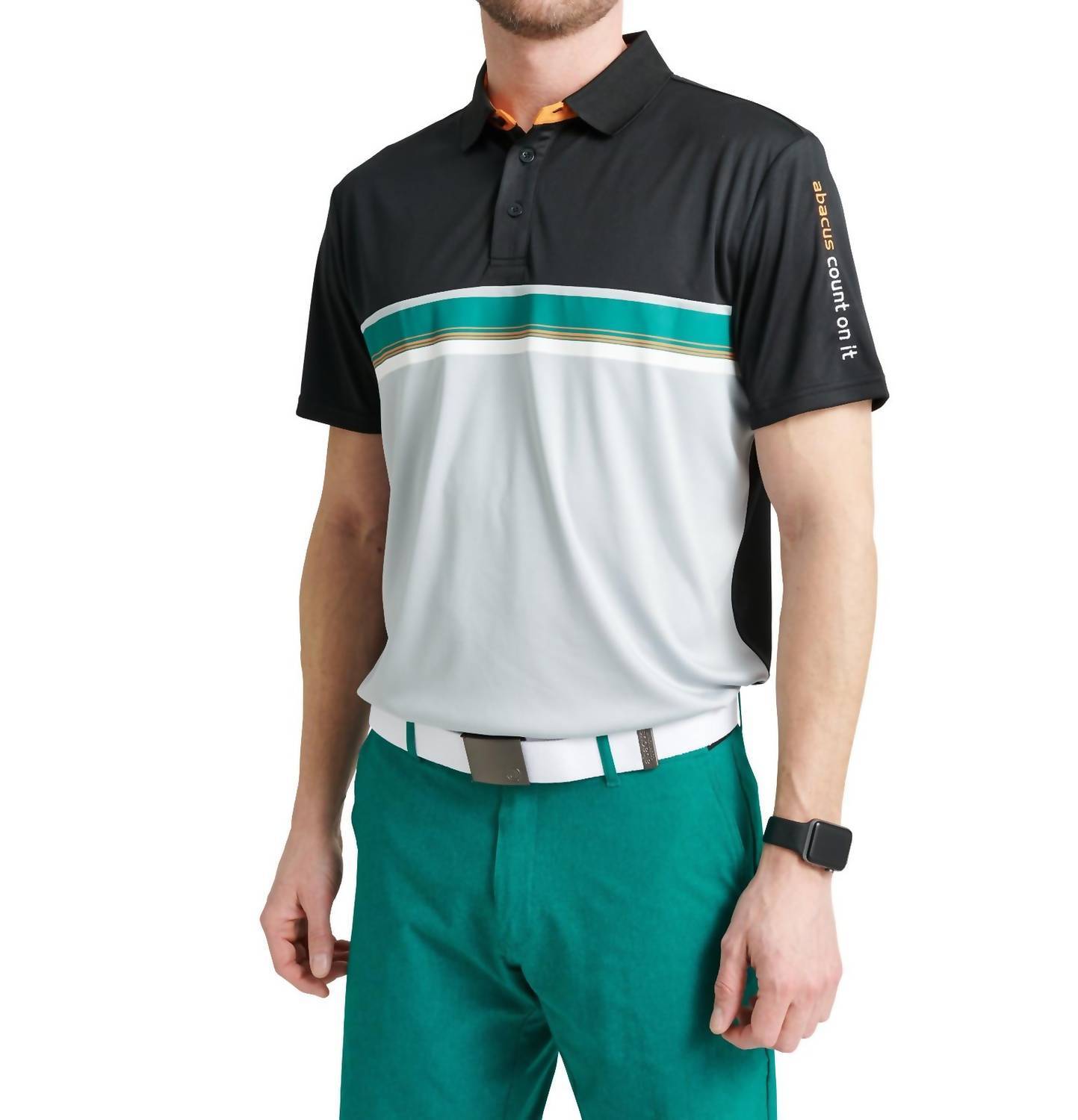 Abacus Sportswear Us men's marco drycool polo in Teal