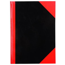 Cumberland Notebook A5 (Red &amp; Black) - 200 Leaves - £21.99 GBP