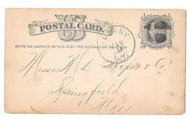 1878 Albany NY CDS Fancy Cork Cancel on Scott UX5 Postal Card - £4.01 GBP