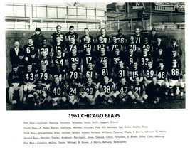 1961 Chicago Bears 8X10 Team Photo Football Nfl Picture - $4.94