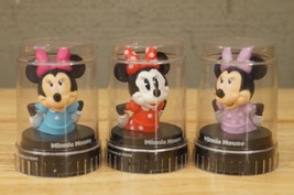 PODZ Good To Grow 3PC Toy Lot Walt Disney Minnie Mouse Bottle Toppers in Cases - £11.83 GBP