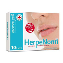 Barny's HerpeNorm Cold Sore Herpes medicine pill Food supplement vitamin 10 caps - $19.80