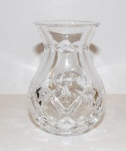 Lovely Vintage Signed Waterford Crystal Beautifully Cut POSY/VIOLET 4&quot; Vase - £34.01 GBP