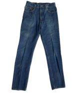Levi’s 505 Regular Fit Straight Leg Blue Denim Jeans Size 34x36 - $540.47 MXN