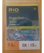 RIO Powerflex Trout Tapered Leader Freshwater 7.5 Ft. Fishing - £14.89 GBP