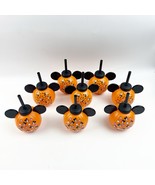 8 New Disney Mickey Minnie Halloween Pluto Pursuit Pumpkin Sipper Cup 3.75” - $55.13 CAD