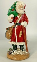 Santa Claus Florentine Art Studio 1987 Vintage Christmas Sculpture Tree 20-1360 - £37.31 GBP