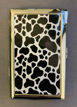 Cow Animal Print Image Cigarette Case with lighter ID Holder Wallet - £16.31 GBP