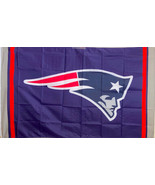 NEW ENGLAND PATRIOTS:  3x5&#39; FLAG -BRASS GROMMETS IN/OUTDOOR-100 D POLY-NEW - £7.84 GBP