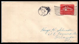 1932 US Cover - Orlando, Florida to Orlando, FL R14 - $2.96