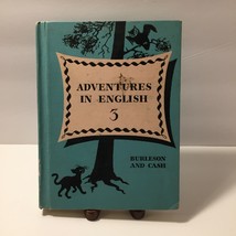 Adventures In English Grade 3 Homeschooling Book Burleson &amp; Cash 1952 - £4.66 GBP