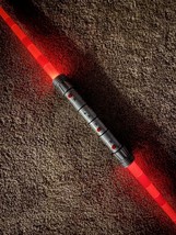 VTG 90s Star Wars Episode 1 Darth Maul Double Sided Red Lightsaber - Works - £15.50 GBP