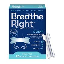 1/2030 Breathe Right Nasal Strips Clear Large 30ct (Packaging May Vary) - $13.85