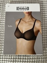 Wolford 69571 Tulle Molded Underwire Bra Black 32 D - $912.48 MXN