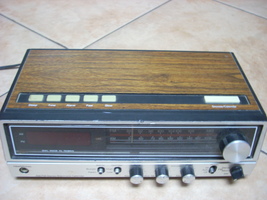 vintage clock radio JC Penny&#39;s - £58.23 GBP
