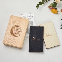 Rustic Wedding Vow Books For Wedding Decorations, 6.1'' X 3.3'' Ivory His And He - £31.59 GBP