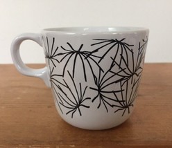 Ikea Modern Abstract Dandelion Black White Line Art Espresso Coffee Mug ... - $13.99