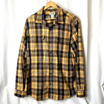 LL Bean Mens Slightly Fitted Flannel Plaid Shirt - £14.08 GBP